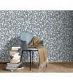 Papier peint Erismann - La Terrasse feuillage bleu gris - 1052108