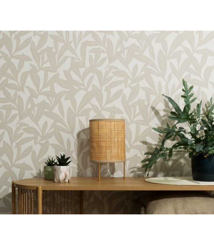 Papier peint Erismann - La Terrasse végétal - Beige et Lin - 1052132