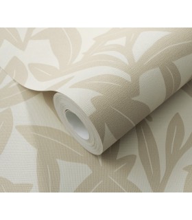 Papier peint Erismann - La Terrasse végétal - Beige et Lin - 1052132