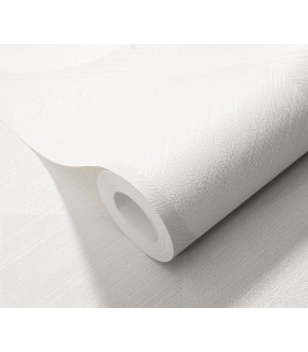 Papier peint Erismann, Collection Martinique - Intissé grainé, Décor : HARMONY BLANC