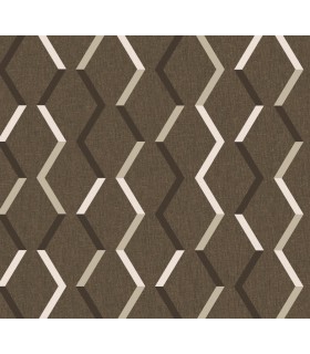 Papier Peint ZIGZAG TOBACCO JOY001 - Collection JOY - MASUREEL - REF. JOY001