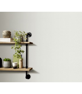 Papier peint Erismann, Collection Martinique - Intissé grainé, Décor : PASSION BLANC