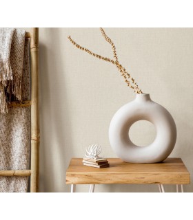 Papier peint Erismann, Collection Martinique - Intissé grainé, Décor : PASSION BEIGE