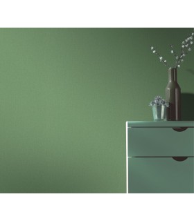 Papier peint Erismann, Collection Martinique - Intissé grainé, Décor : PASSION VERT