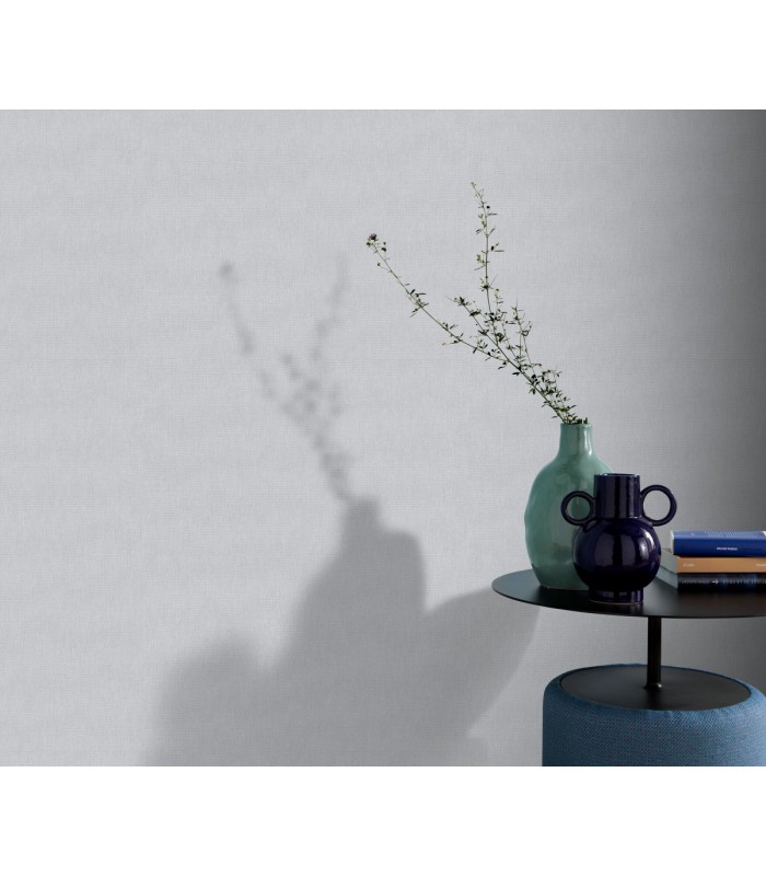 Papier peint Erismann, Collection Martinique - Intissé grainé, Décor : PASSION GRIS CLAIR