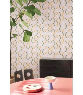 Papier Peint ZIGZAG PAWN JOY002 - Collection JOY - MASUREEL - REF. JOY002