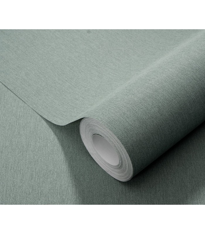 Papier peint Erismann, Collection Martinique - Intissé grainé, Décor : PASSION VERT CELADON