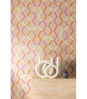 Papier Peint ZIGZAG PUNCH JOY004 - Collection JOY - MASUREEL - REF. JOY004