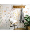 Papier peint Erismann - La Terrasse floral - Fleurs jaune - 220540101