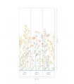 Papier peint Erismann - La Terrasse floral - Fleurs jaune - 220540101