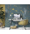 Papier peint Erismann - La Terrasse floral - Bleu gris - 220550101
