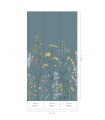 Papier peint Erismann - La Terrasse floral - Bleu gris - 220550101