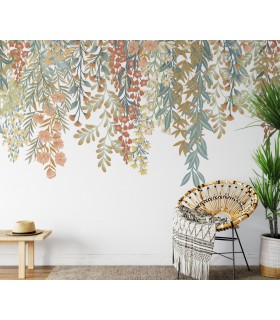 Papier peint Erismann - La Terrasse floral - Décor Floral panoramique - 220530101