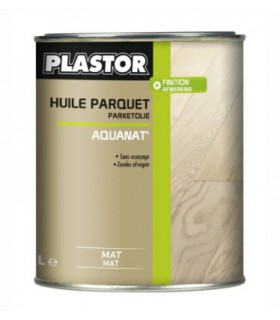 Plastor Huile Parquet Sans Essuyage Aquanat Finition Mate