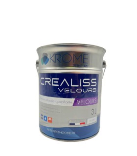 Krome Crealiss Velours – Peinture Opacifiante Acrylique pour Murs – Intérieur Krome Crealiss Velours – Peinture Opacifiante Acrylique pour Murs – Intérieur