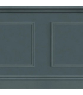 Panoramique LA BIBLIOTHEQUE BLEU PETROLE - Collection WONDERWALLS 2 - CASADECO - Réf. WDWD200466937