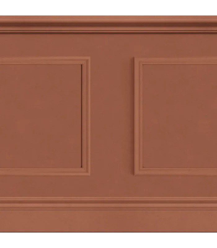 Panoramique LA BIBLIOTHEQUE TERRE DE SIENNE - Collection WONDERWALLS 2 - CASADECO - Réf. WDWD200468410