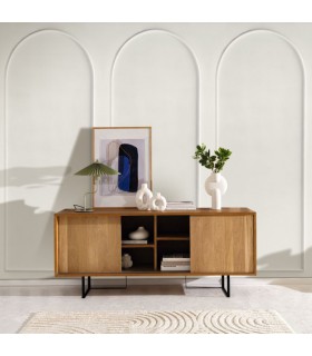 Panoramique MOULDING ARCH BLANC S 106X250 - Collection RELIEFS - CASELIO - Réf. RLF106340040