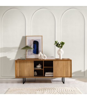 Panoramique MOULDING ARCH BLANC M 106X280 - Collection RELIEFS - CASELIO - Réf. RLF106340041