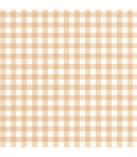 Papier Peint VICHY BEIGE ROSÉ - Collection ONCE UPON A TIME 2 - CASADECO - Réf. OUTD89261222