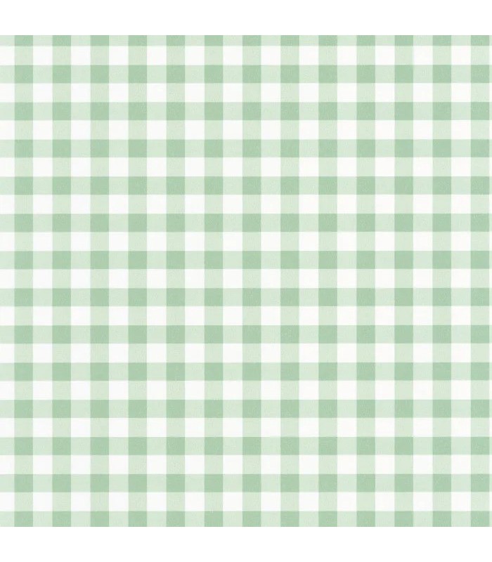 Papier Peint VICHY VERT CÉLADON - Collection ONCE UPON A TIME 2 - CASADECO - Réf. OUTD89267202