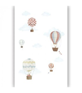 Panoramique TRAVEL AROUND THE WORLD BLANC L 200x310 - Collection ONCE UPON A TIME 2 - CASADECO - Réf. OUTD200720304