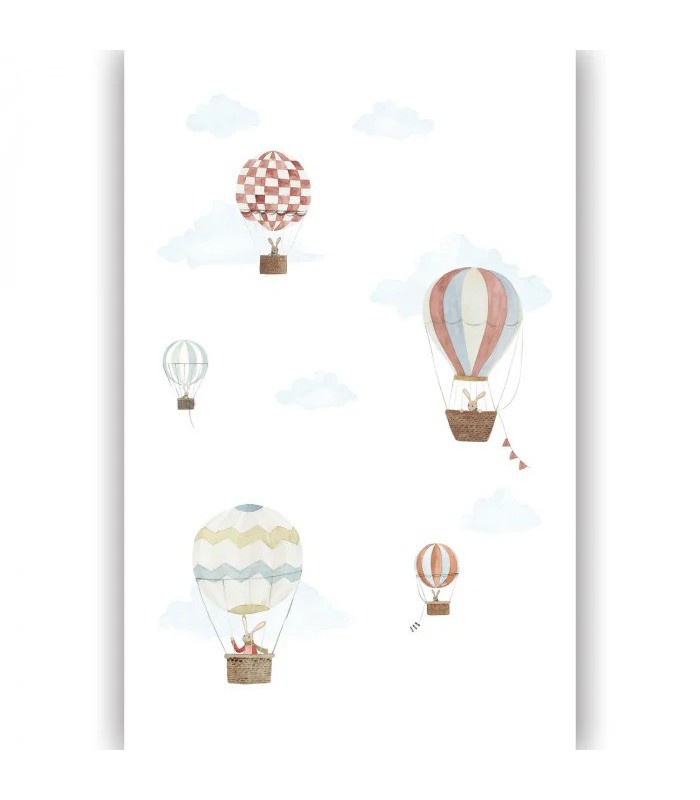 Panoramique TRAVEL AROUND THE WORLD BLANC L 200x310 - Collection ONCE UPON A TIME 2 - CASADECO - Réf. OUTD200720304