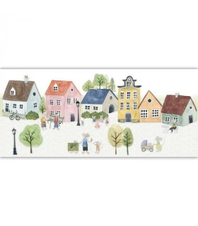 Panoramique MAIN STREET MULTICO - Collection ONCE UPON A TIME 2 - CASADECO - Réf. OUTD200746161