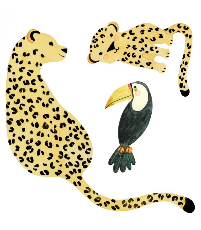 Panoramique ELEPHANTS MARCH SPRAY UP MULTICOULEURS - Collection ONCE UPON A TIME 2 - CASADECO - Réf. OUTD201019797