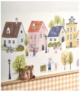 Papier Peint VICHY BEIGE ROSÉ - Collection ONCE UPON A TIME 2 - CASADECO - Réf. OUTD89261222