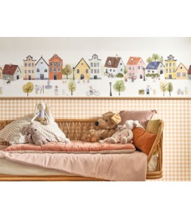 Papier Peint VICHY BEIGE ROSÉ - Collection ONCE UPON A TIME 2 - CASADECO - Réf. OUTD89261222