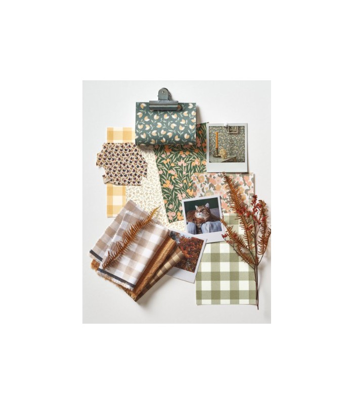 Papier Peint VICHY CAMEL - Collection ONCE UPON A TIME 2 - CASADECO - Réf. OUTD89261327