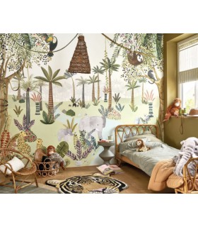 Panoramique IN THE HEART OF THE JUNGLE VERT L 300x310 - Collection ONCE UPON A TIME 2 - CASADECO - Réf. OUTD200697509