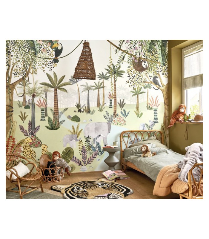 Panoramique IN THE HEART OF THE JUNGLE VERT M 300x280 - Collection ONCE UPON A TIME 2 - CASADECO - Réf. OUTD200697508