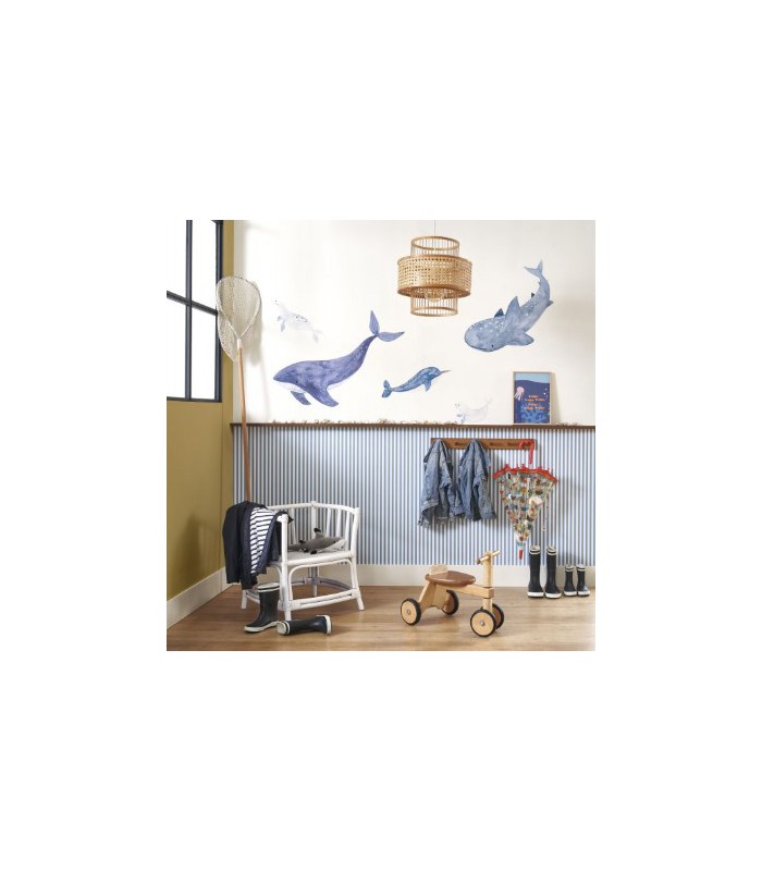 Panoramique SEA LIFE SPRAY UP BLEU - Collection ONCE UPON A TIME 2 - CASADECO - Réf. OUTD200896505