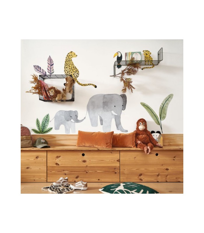 Panoramique ELEPHANTS MARCH SPRAY UP MULTICOULEURS - Collection ONCE UPON A TIME 2 - CASADECO - Réf. OUTD201019797