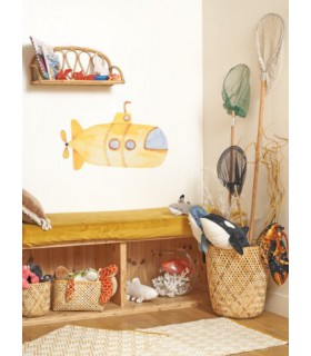 Panoramique YELLOW SUBMARINE SPRAY UP JAUNE - Collection ONCE UPON A TIME 2 - CASADECO - Réf. OUTD200992323