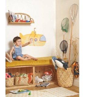 Panoramique YELLOW SUBMARINE SPRAY UP JAUNE - Collection ONCE UPON A TIME 2 - CASADECO - Réf. OUTD200992323