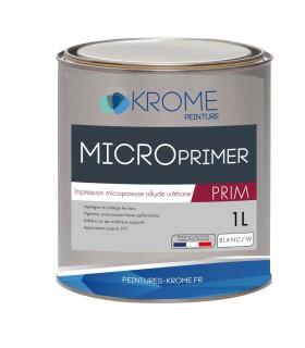 Krome MicroPrimer Peinture d'Impression Microporeuse et Antirouille - Intérieur et Extérieur
