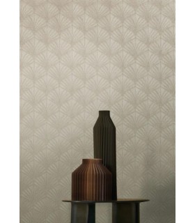 Papier Peint NEREIDE TAUPE - NATURE PRECIEUSE - CASAMANCE - REF.76651222