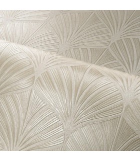 Papier Peint NEREIDE TAUPE - NATURE PRECIEUSE - CASAMANCE - REF.76651222