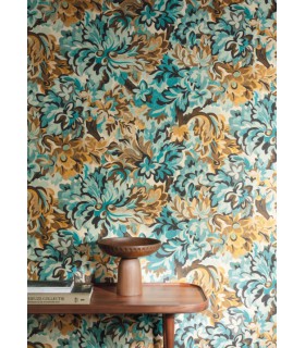 Papier Peint IDILIA AMAZONITE RHA003 - Collection RHAPSODY - MASUREEL - REF. RHA003