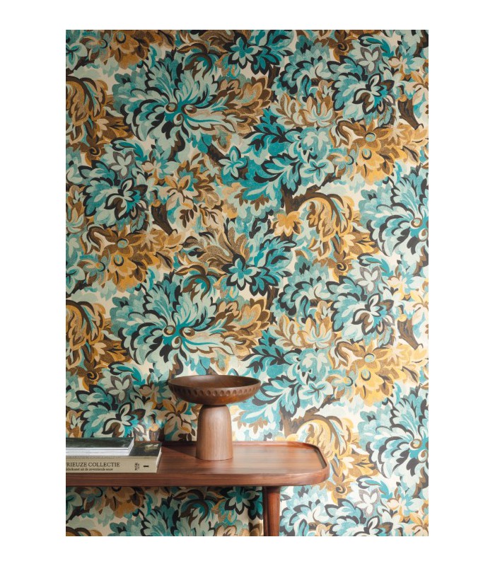 Papier Peint IDILIA AMAZONITE RHA003 - Collection RHAPSODY - MASUREEL - REF. RHA003
