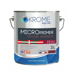Krome MicroPrimer Peinture d'Impression Microporeuse et Antirouille - Intérieur et Extérieur