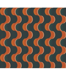 Papier Peint FLOW AUTUMNAL RHA105 - Collection RHAPSODY - MASUREEL - REF. RHA105