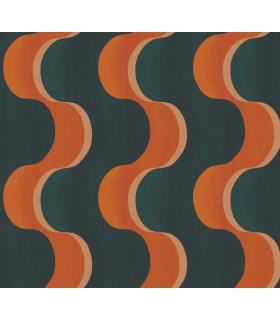 Papier Peint FLOW AUTUMNAL RHA105 - Collection RHAPSODY - MASUREEL - REF. RHA105