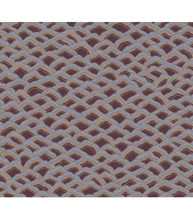 Papier Peint MUNRO PRUNE RHA304 - Collection RHAPSODY - MASUREEL - REF. RHA304