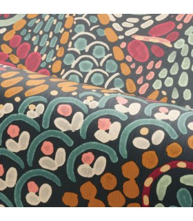 Papier Peint TALAVERA MULTICO - CASA AZUL - CASAMANCE - REF.76310610