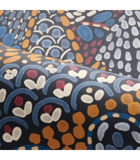 Papier Peint TALAVERA MARINE - CASA AZUL - CASAMANCE - REF.76310712