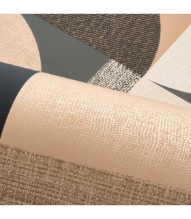 Papier Peint BARILLET ANTHRACITE - FAUBOURG DES LUMIERES - CASAMANCE - REF.76260814